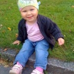 Min lyckliga glada fina EmmaLi!! - 14sep